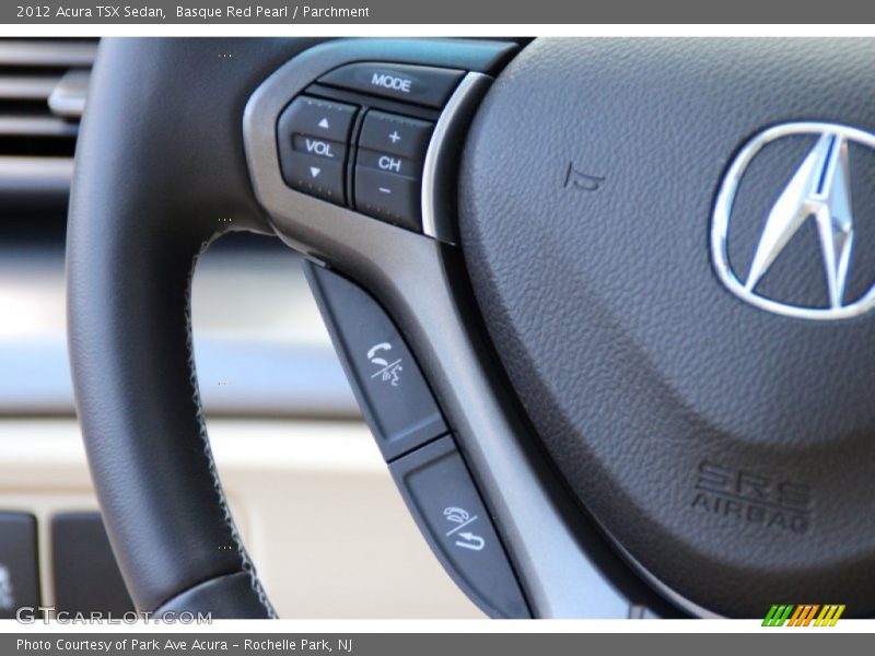 Basque Red Pearl / Parchment 2012 Acura TSX Sedan