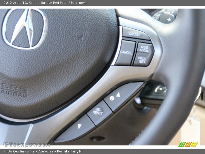 Basque Red Pearl / Parchment 2012 Acura TSX Sedan