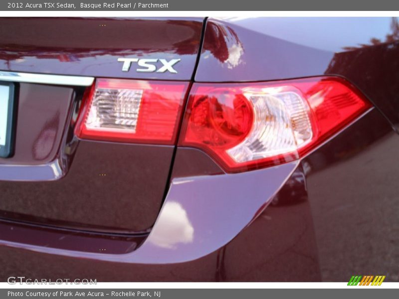 Basque Red Pearl / Parchment 2012 Acura TSX Sedan