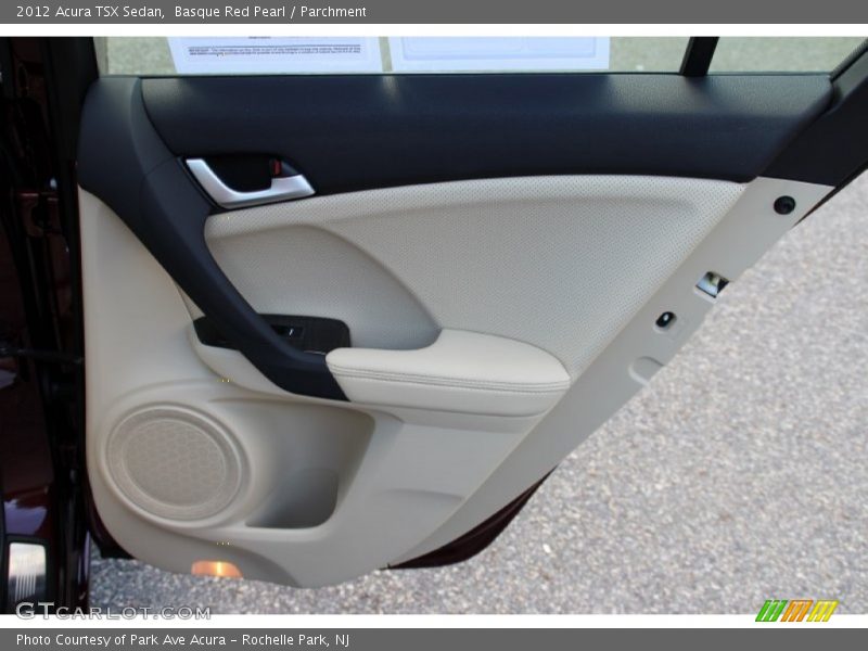 Basque Red Pearl / Parchment 2012 Acura TSX Sedan