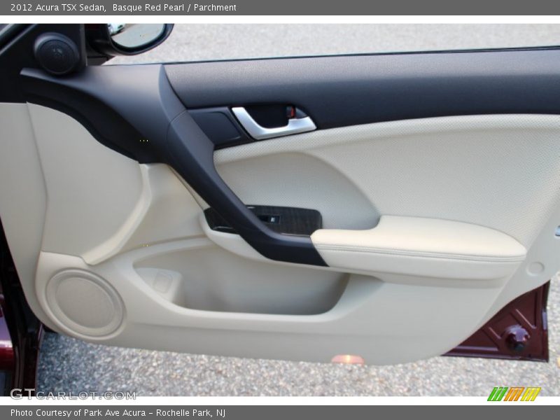Basque Red Pearl / Parchment 2012 Acura TSX Sedan