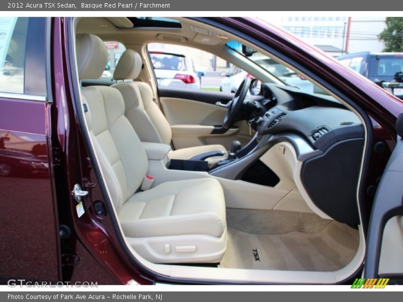 Basque Red Pearl / Parchment 2012 Acura TSX Sedan