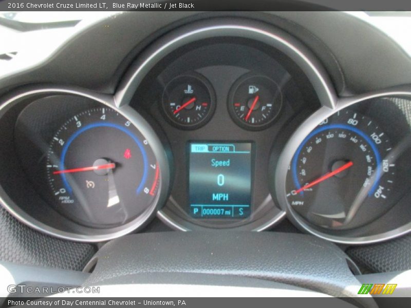 Blue Ray Metallic / Jet Black 2016 Chevrolet Cruze Limited LT