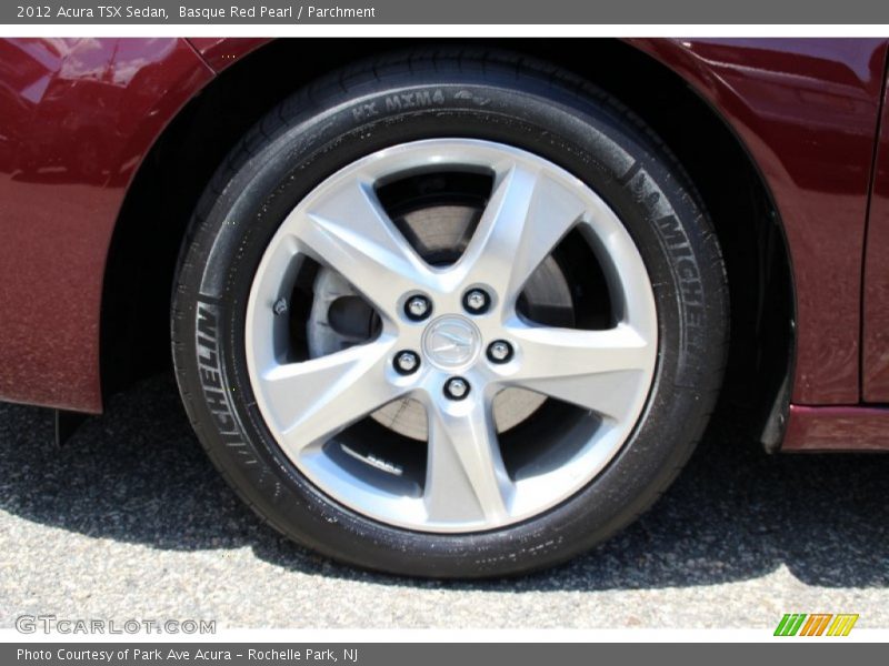 Basque Red Pearl / Parchment 2012 Acura TSX Sedan