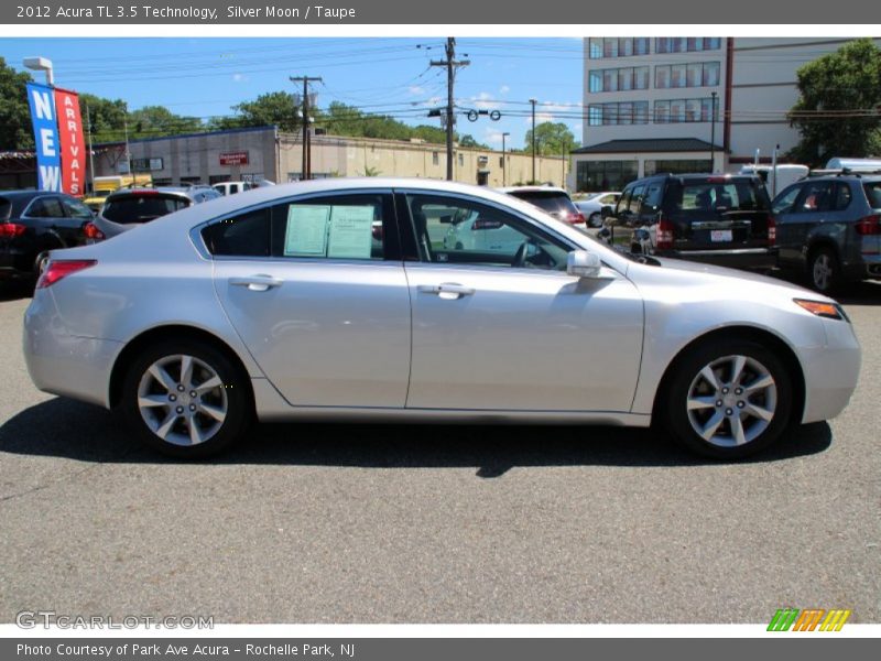 Silver Moon / Taupe 2012 Acura TL 3.5 Technology