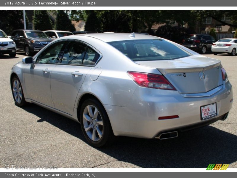 Silver Moon / Taupe 2012 Acura TL 3.5 Technology