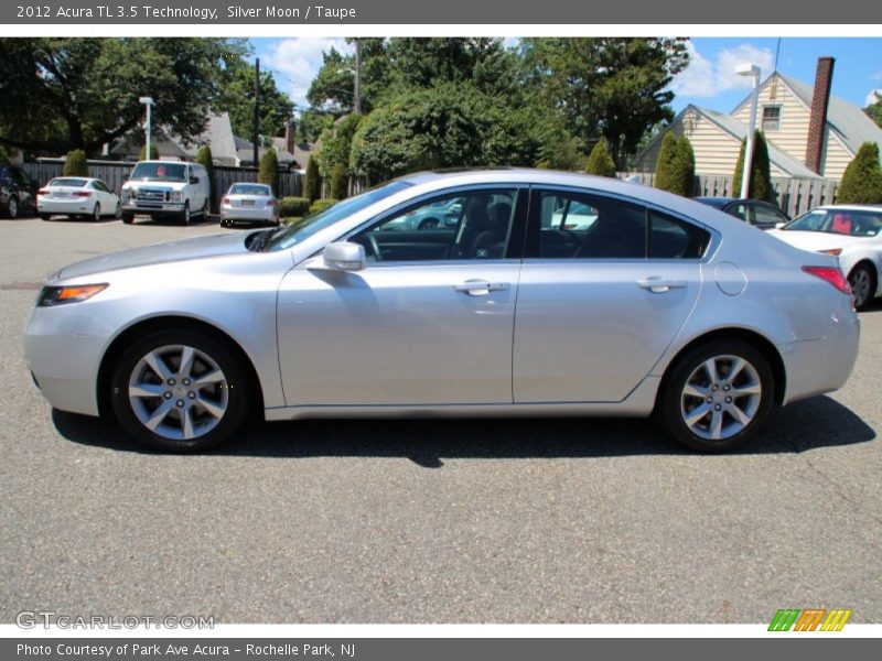Silver Moon / Taupe 2012 Acura TL 3.5 Technology
