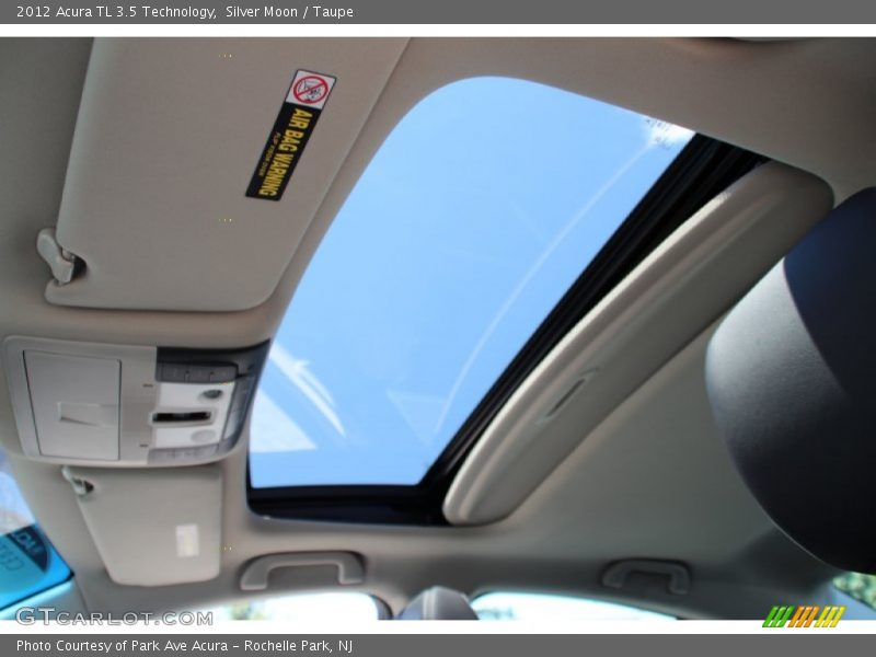 Silver Moon / Taupe 2012 Acura TL 3.5 Technology