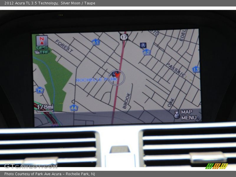 Silver Moon / Taupe 2012 Acura TL 3.5 Technology