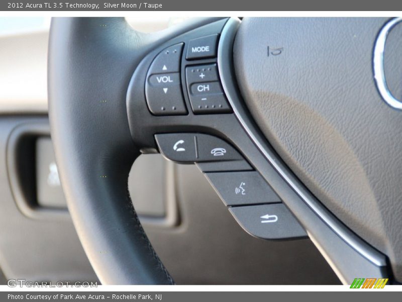 Silver Moon / Taupe 2012 Acura TL 3.5 Technology