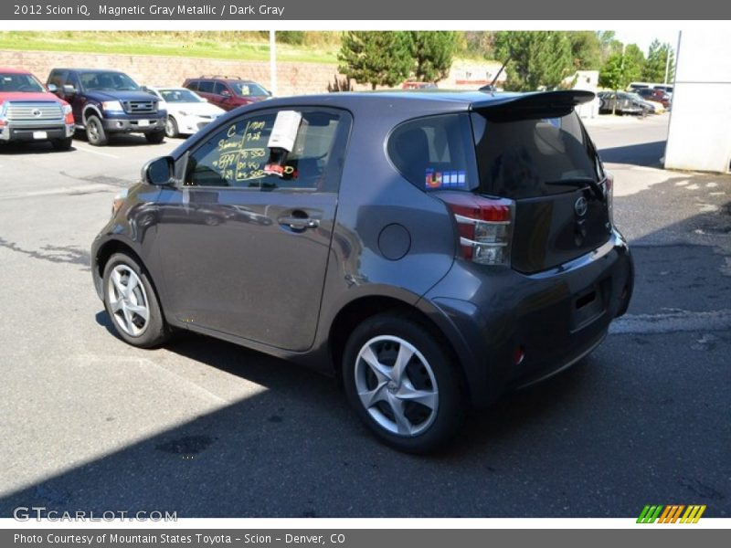 Magnetic Gray Metallic / Dark Gray 2012 Scion iQ