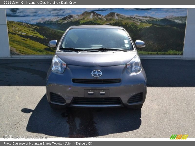 Magnetic Gray Metallic / Dark Gray 2012 Scion iQ