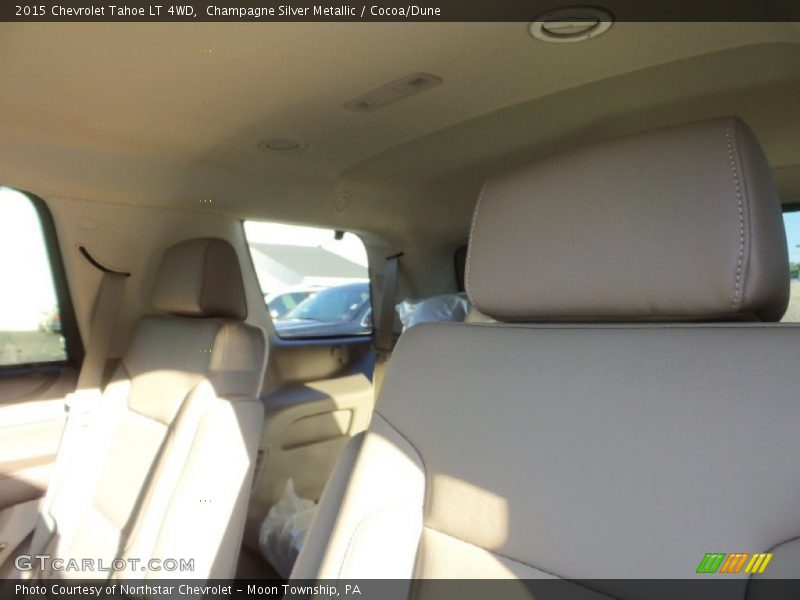 Champagne Silver Metallic / Cocoa/Dune 2015 Chevrolet Tahoe LT 4WD