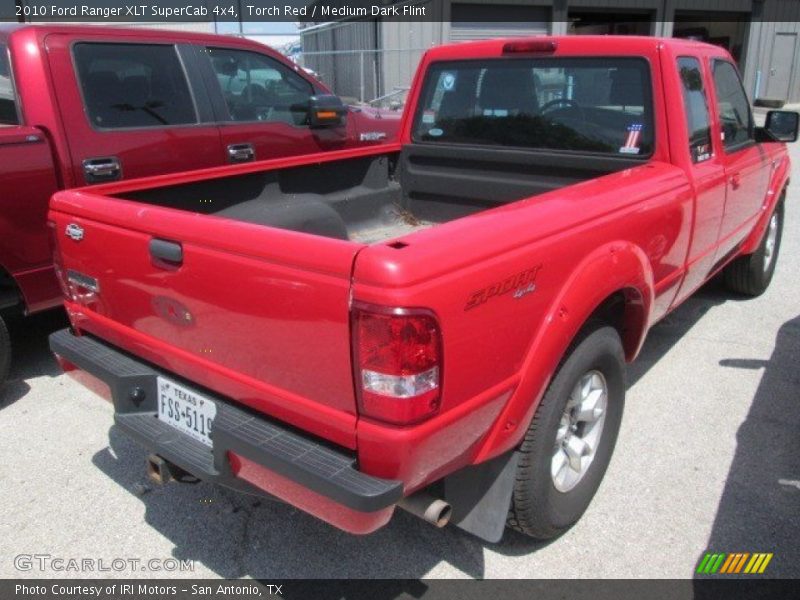 Torch Red / Medium Dark Flint 2010 Ford Ranger XLT SuperCab 4x4