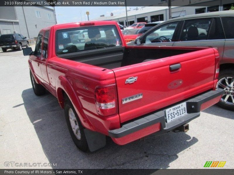 Torch Red / Medium Dark Flint 2010 Ford Ranger XLT SuperCab 4x4