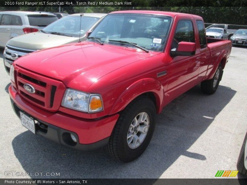 Torch Red / Medium Dark Flint 2010 Ford Ranger XLT SuperCab 4x4