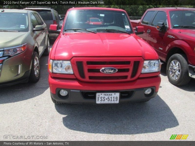 Torch Red / Medium Dark Flint 2010 Ford Ranger XLT SuperCab 4x4