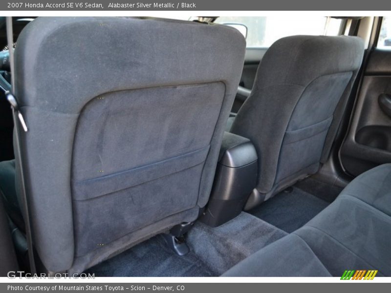Alabaster Silver Metallic / Black 2007 Honda Accord SE V6 Sedan