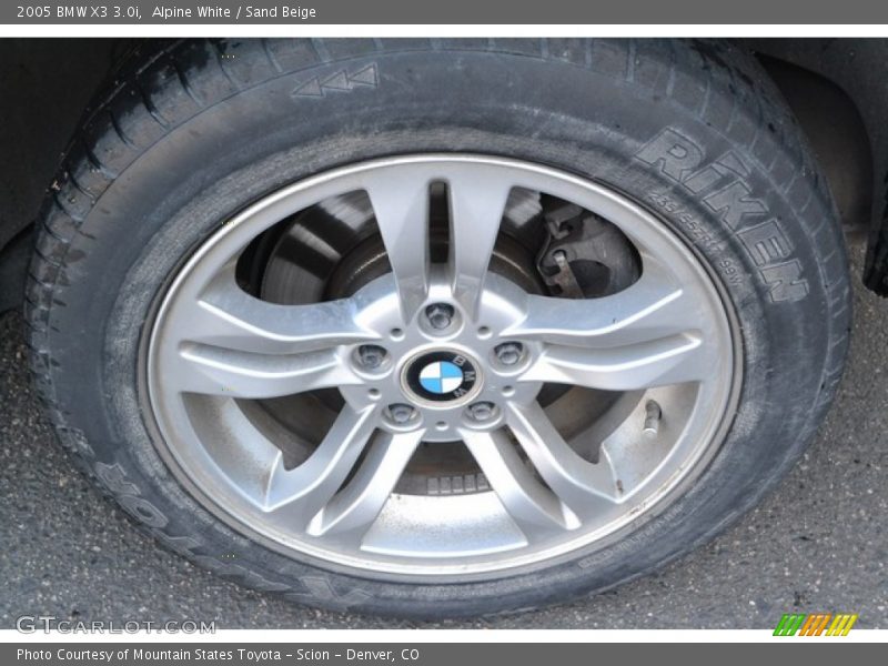 Alpine White / Sand Beige 2005 BMW X3 3.0i