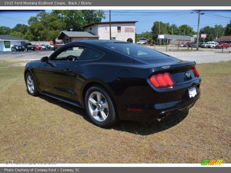Black / Ebony 2015 Ford Mustang EcoBoost Coupe