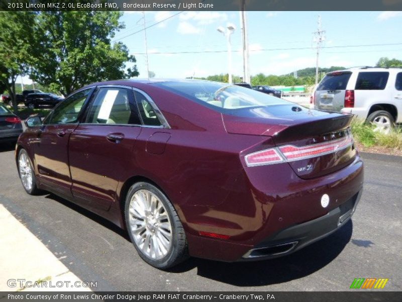 Bordeaux Reserve / Light Dune 2013 Lincoln MKZ 2.0L EcoBoost FWD