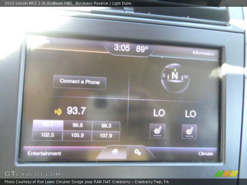 Bordeaux Reserve / Light Dune 2013 Lincoln MKZ 2.0L EcoBoost FWD