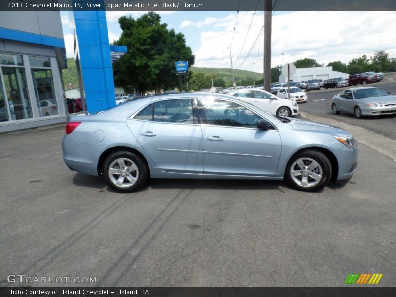 Silver Topaz Metallic / Jet Black/Titanium 2013 Chevrolet Malibu LS