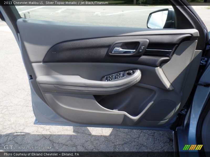 Silver Topaz Metallic / Jet Black/Titanium 2013 Chevrolet Malibu LS