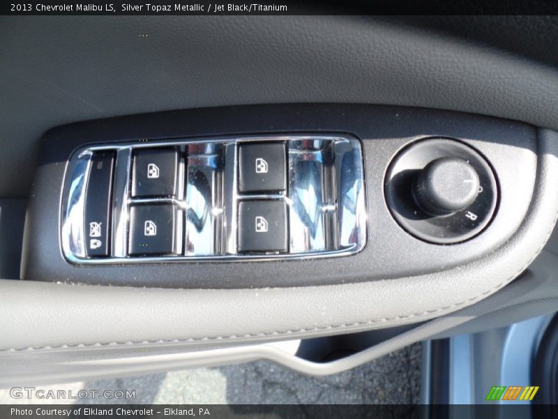 Silver Topaz Metallic / Jet Black/Titanium 2013 Chevrolet Malibu LS