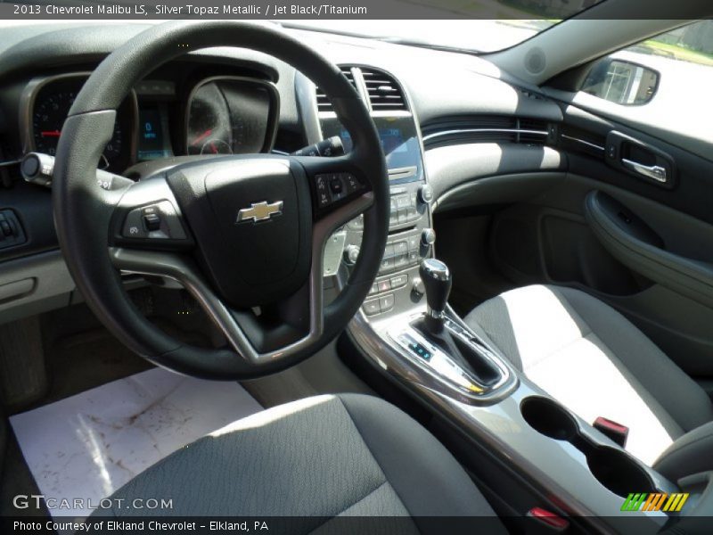 Silver Topaz Metallic / Jet Black/Titanium 2013 Chevrolet Malibu LS