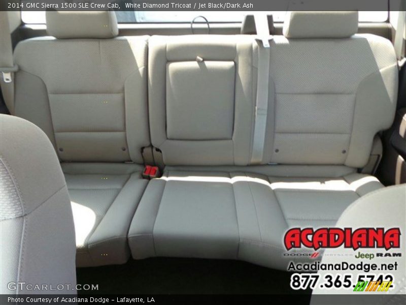 White Diamond Tricoat / Jet Black/Dark Ash 2014 GMC Sierra 1500 SLE Crew Cab