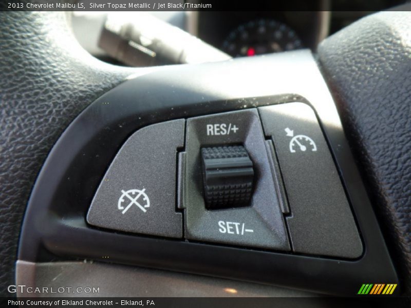 Silver Topaz Metallic / Jet Black/Titanium 2013 Chevrolet Malibu LS
