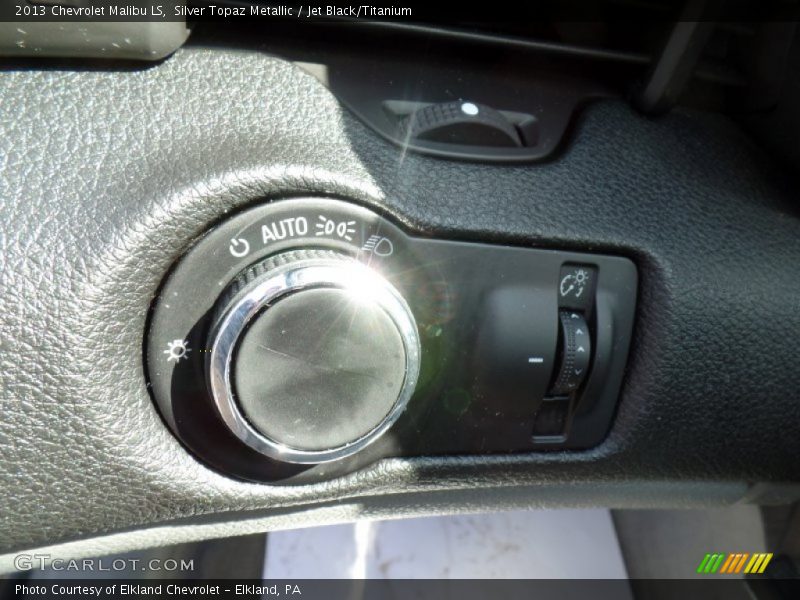 Silver Topaz Metallic / Jet Black/Titanium 2013 Chevrolet Malibu LS