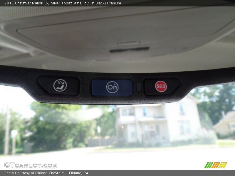Silver Topaz Metallic / Jet Black/Titanium 2013 Chevrolet Malibu LS