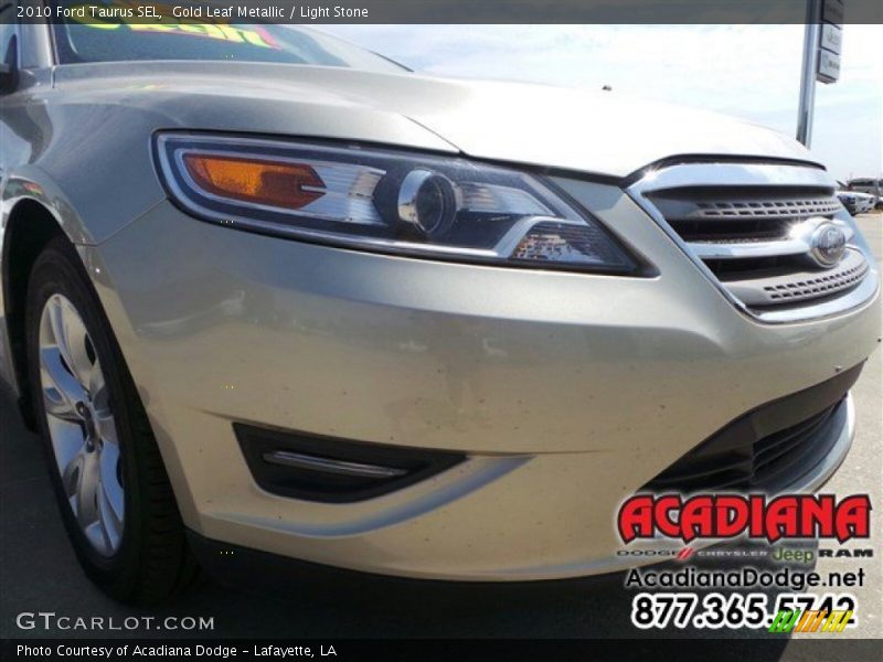 Gold Leaf Metallic / Light Stone 2010 Ford Taurus SEL