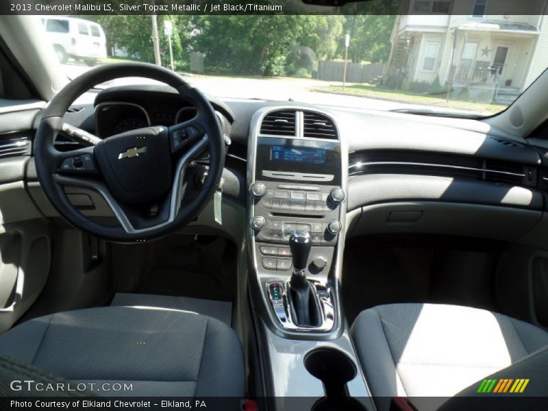 Silver Topaz Metallic / Jet Black/Titanium 2013 Chevrolet Malibu LS