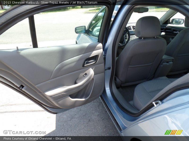 Silver Topaz Metallic / Jet Black/Titanium 2013 Chevrolet Malibu LS