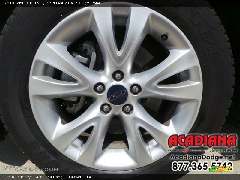 Gold Leaf Metallic / Light Stone 2010 Ford Taurus SEL