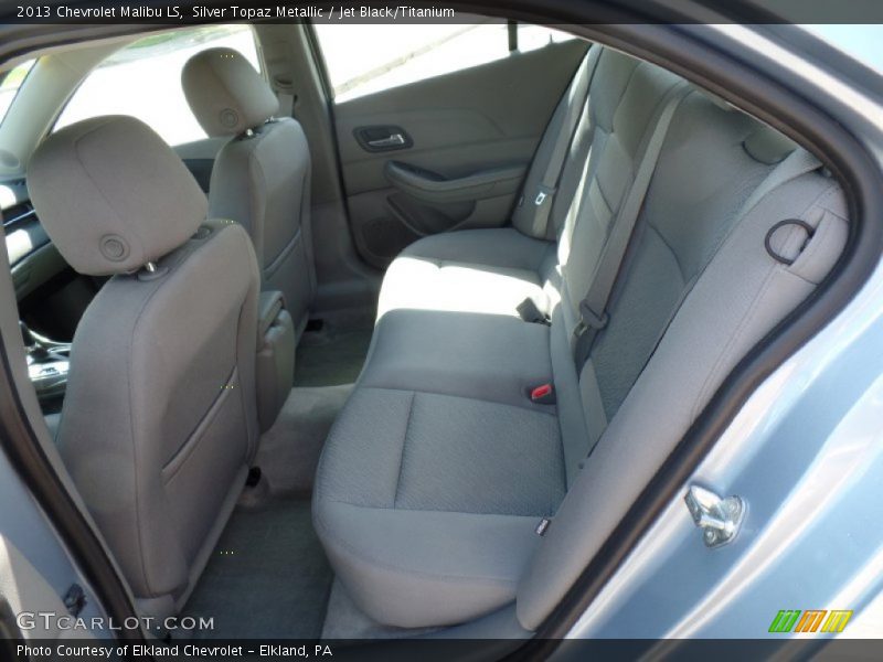 Silver Topaz Metallic / Jet Black/Titanium 2013 Chevrolet Malibu LS