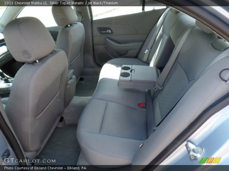 Silver Topaz Metallic / Jet Black/Titanium 2013 Chevrolet Malibu LS
