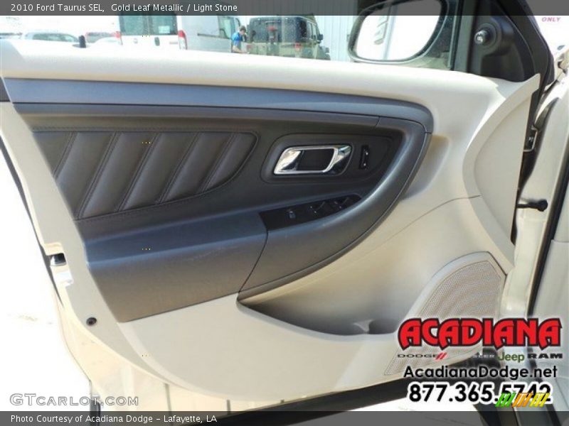 Gold Leaf Metallic / Light Stone 2010 Ford Taurus SEL