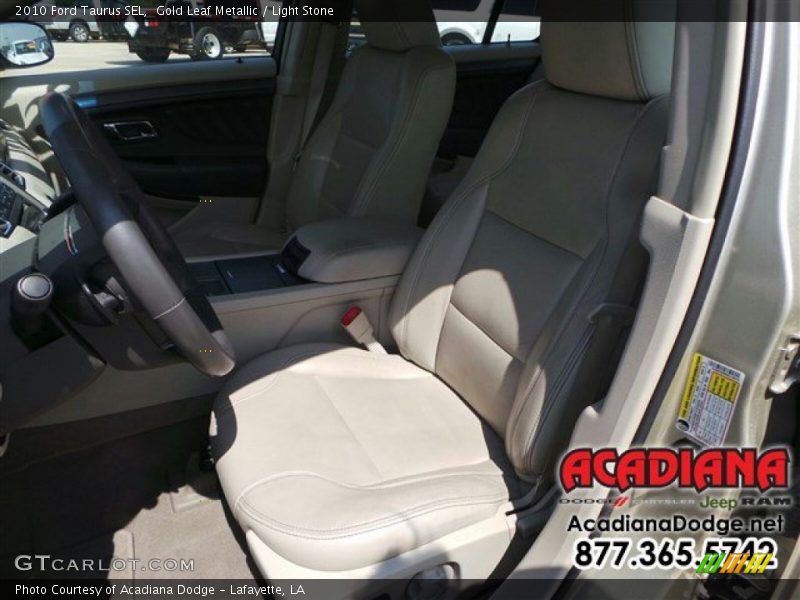 Gold Leaf Metallic / Light Stone 2010 Ford Taurus SEL