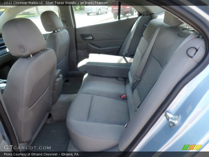 Silver Topaz Metallic / Jet Black/Titanium 2013 Chevrolet Malibu LS