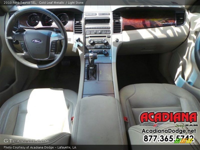 Gold Leaf Metallic / Light Stone 2010 Ford Taurus SEL