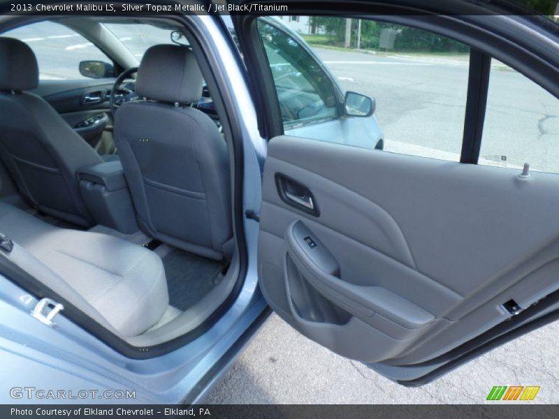Silver Topaz Metallic / Jet Black/Titanium 2013 Chevrolet Malibu LS