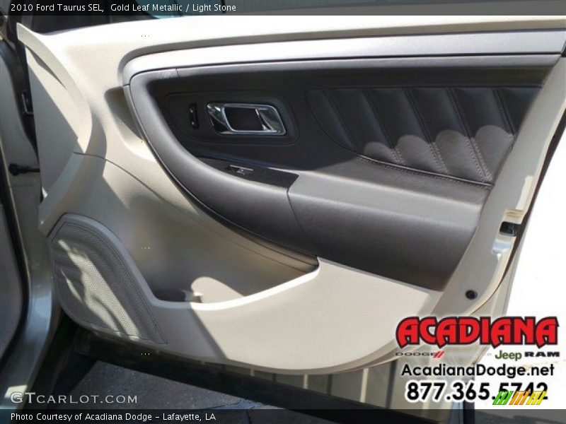 Gold Leaf Metallic / Light Stone 2010 Ford Taurus SEL