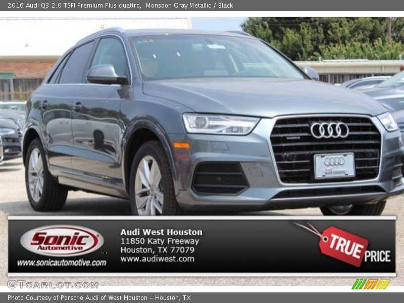 Monsoon Gray Metallic / Black 2016 Audi Q3 2.0 TSFI Premium Plus quattro