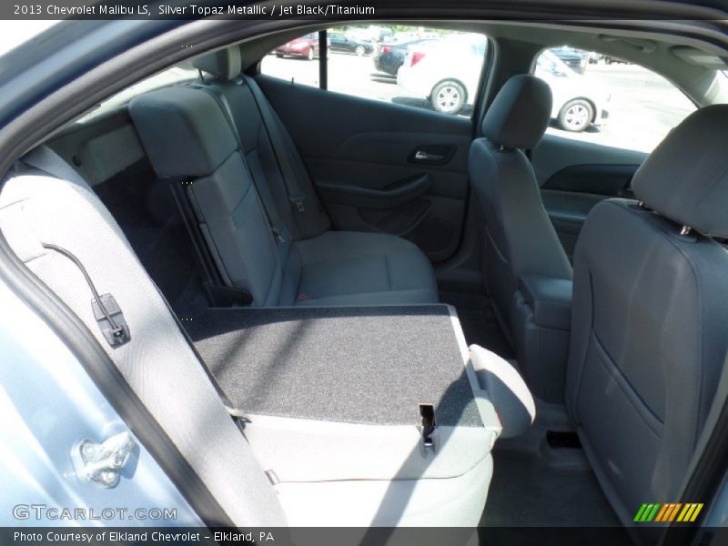 Silver Topaz Metallic / Jet Black/Titanium 2013 Chevrolet Malibu LS