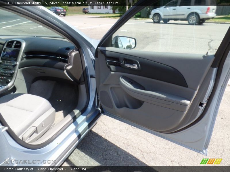 Silver Topaz Metallic / Jet Black/Titanium 2013 Chevrolet Malibu LS