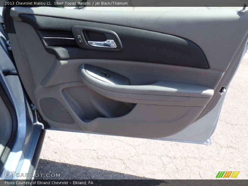 Silver Topaz Metallic / Jet Black/Titanium 2013 Chevrolet Malibu LS